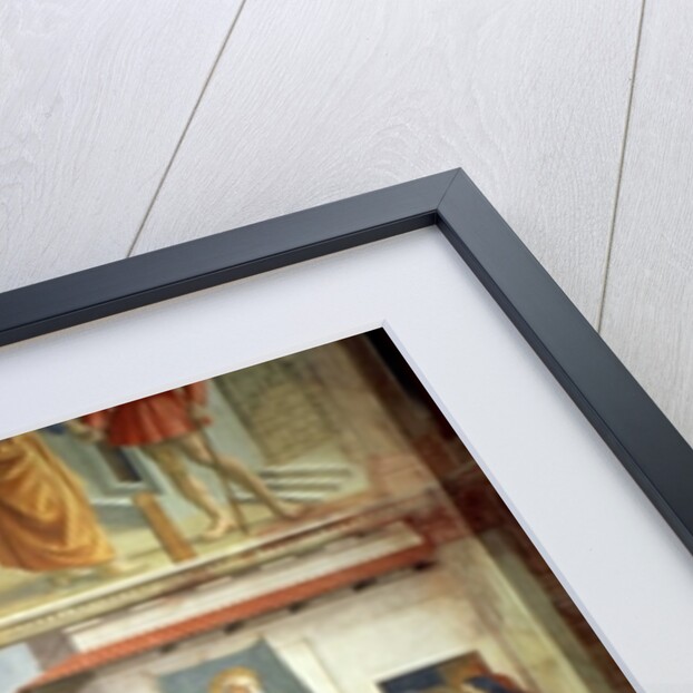 The Raising of the Son of Theophilus, the King of Antioch, and St. Peter Enthroned as First Bishop of Antioch, c.1427 and c.1480 by T. & Lippi F. (1457/8-1504) Masaccio