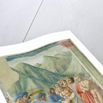 St. Peter Baptising the Neophytes, c.1427 by Tommaso Masaccio