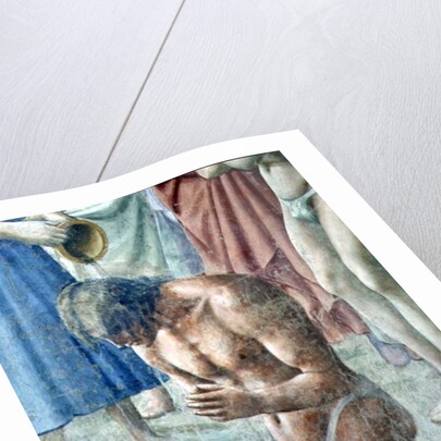 St. Peter Baptising the Neophytes by Tommaso Masaccio