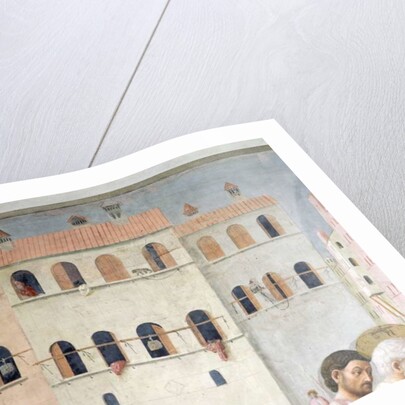 St. Peter Healing a Cripple and the Raising of Tabitha, c.1427 by Tommaso Masolino da Panicale