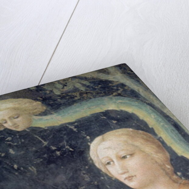 The Temptation of Adam and Eve, c.1427 62320e: Detail of The Temptation of Adam and Eve, c.1427 by Tommaso Masolino da Panicale