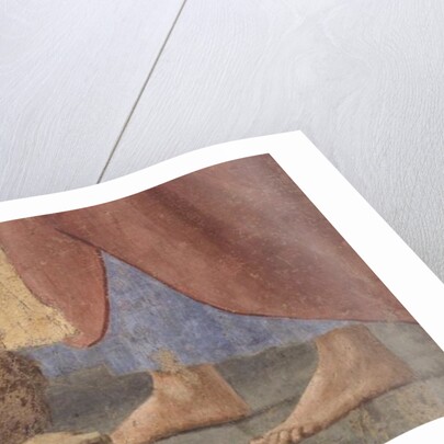 St. Peter Distributing the Common Goods of the Church, and the Death of Ananias,, c.1427 by Tommaso Masaccio