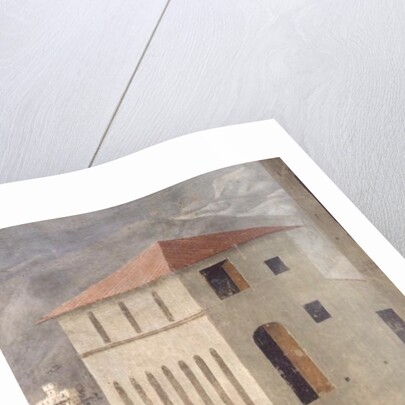 St. Peter Distributing the Common Goods of the Church, and the Death of Ananias,, c.1427 by Tommaso Masaccio