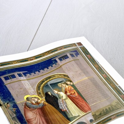 The Meeting at the Golden Gate, c.1305 Gate in Jerusalem, c.1305 by Giotto