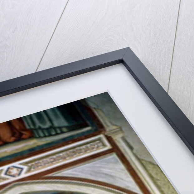 Detail of Gothic architecture and Trompe L'Oeil, c.1305 by Giotto (c.1266-1337)