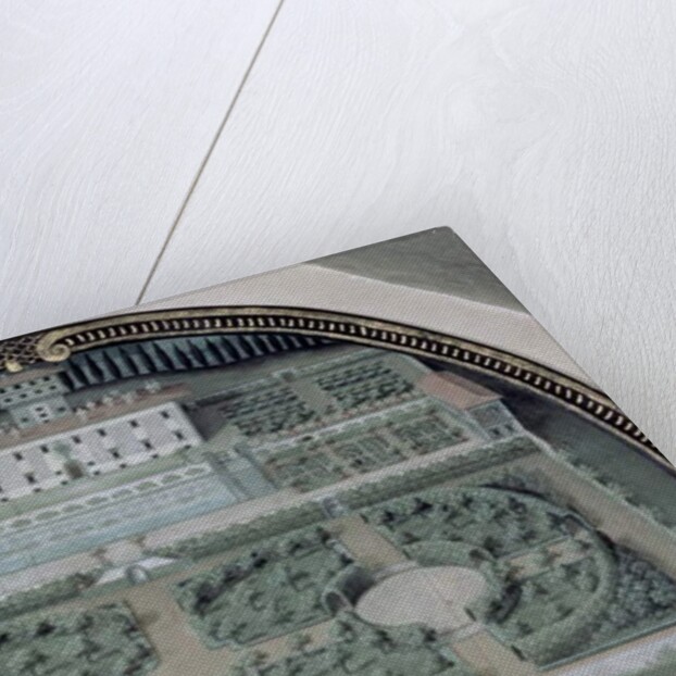 Villa della Pretaia from a series of lunettes depicting views of the Medici villas, 1599 by Giusto Utens