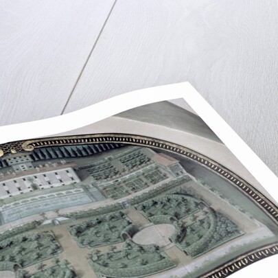 Villa della Pretaia from a series of lunettes depicting views of the Medici villas, 1599 by Giusto Utens