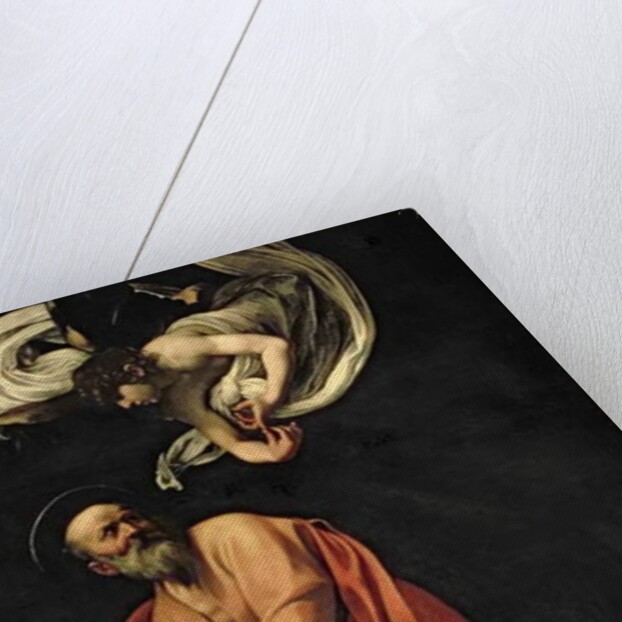St. Matthew and the Angel, 1602 by Michelangelo Merisi da Caravaggio