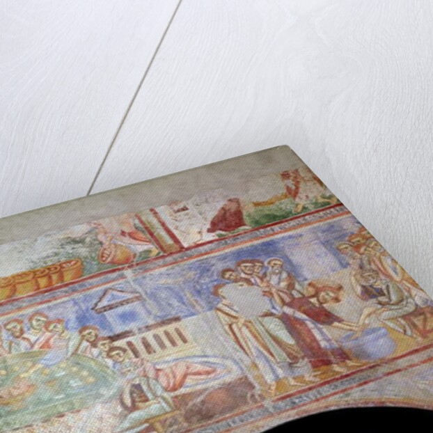 LtoR: The Last Supper and Christ washing the disciples' feet by Italian School