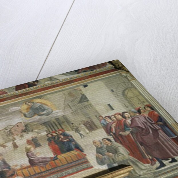 The miracle of the boy brought back to life by Domenico Ghirlandaio