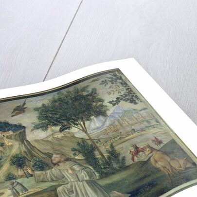 St. Francis receiving the stigmata by Domenico Ghirlandaio