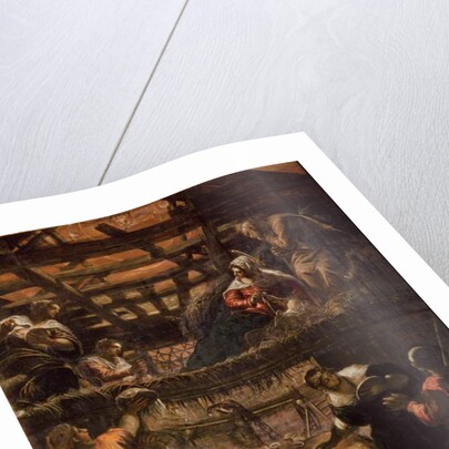 The Adoration of the Shepherds, 1578-81 by Jacopo Robusti Tintoretto