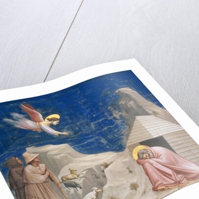 The Dream of Joachim, c.1305 by Giotto