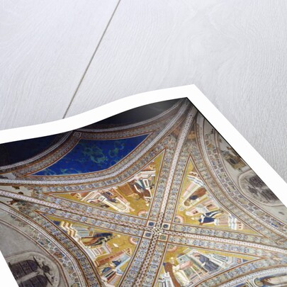 Vault of the Four Doctors of the Church, c.1297 by Giotto di Bondone