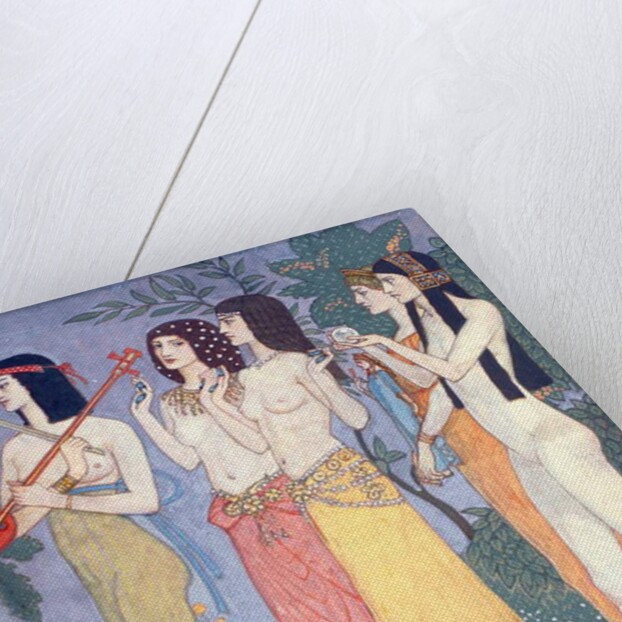 The Attendants of the Queen of Sheba by John Duncan