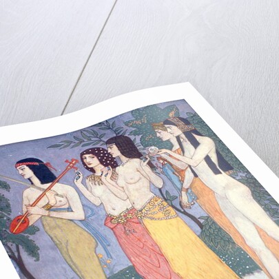 The Attendants of the Queen of Sheba by John Duncan