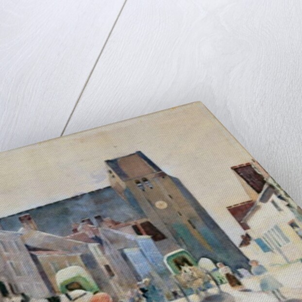 The Main Street, Grez-sur-Loing, 1884 by William Kennedy