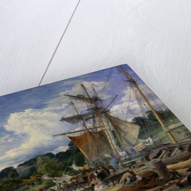 The Pier Head, Aberdour, Firth of Forth, 1865 by Samuel Bough