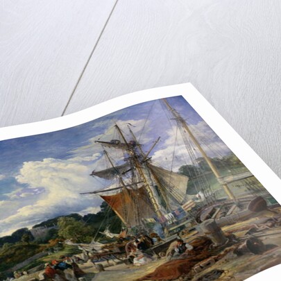 The Pier Head, Aberdour, Firth of Forth, 1865 by Samuel Bough