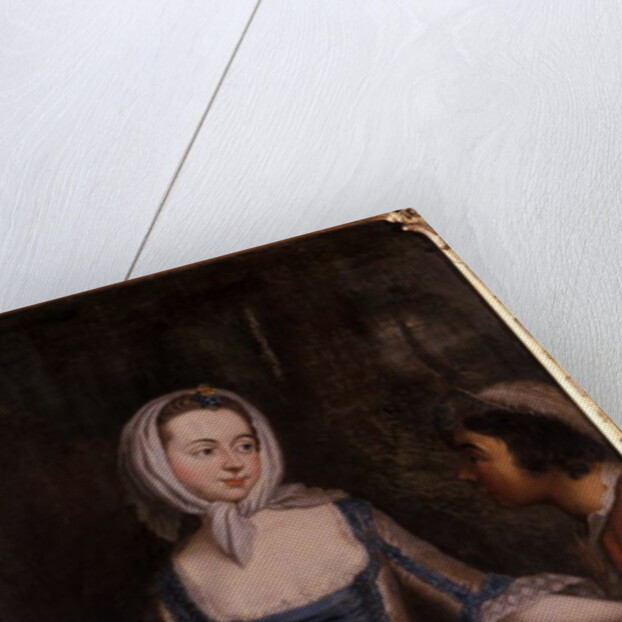 Young women and a knave by German School