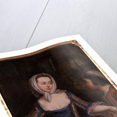 Young women and a knave by German School