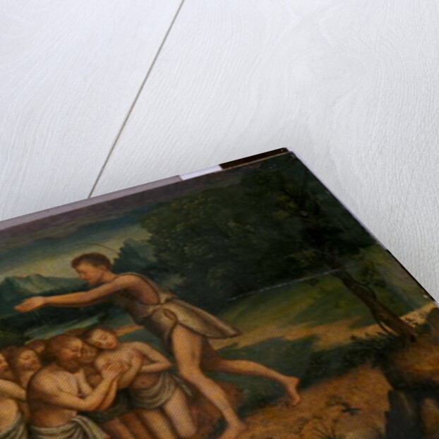 St. John Preaching and Baptising by Italian School