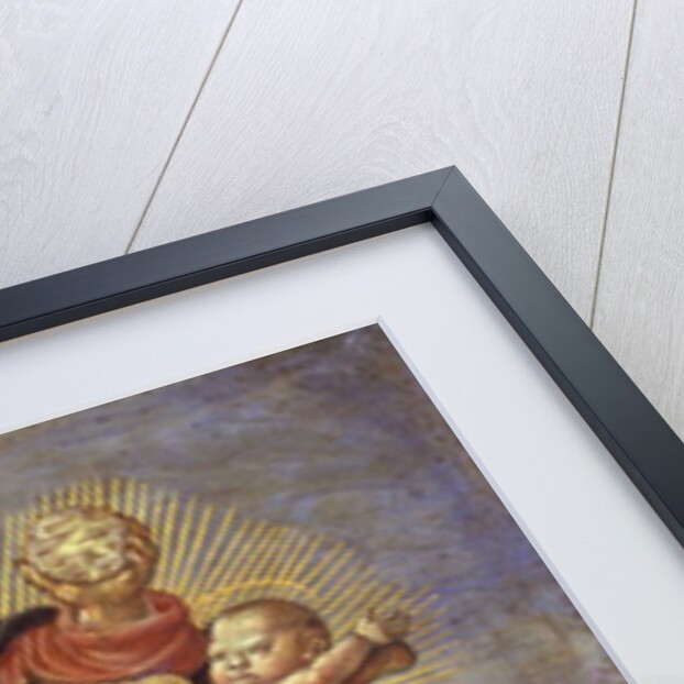 Part of an Altar Piece depicting God the Father with Three Angels, c.1500 by Bernardino Fungai