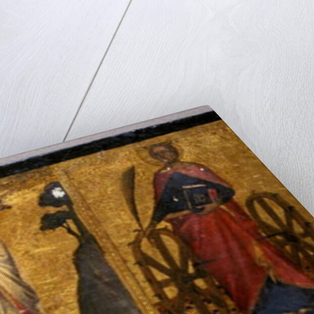 St. Benedict, St. Christopher and St. Catherine, c.1400 by Aretino Luca Spinello or Spinelli