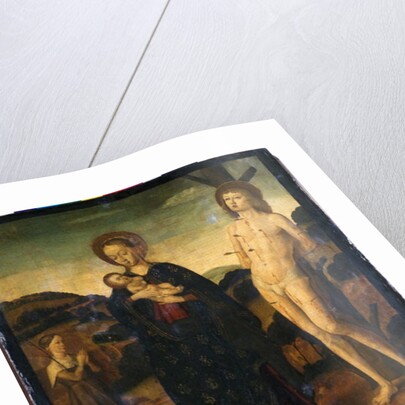 Madonna and Child with St. Sebastian and a Shepherdess by Giovanni Santi