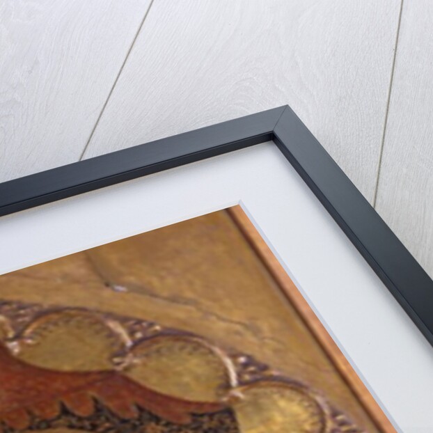 Enthroned Madonna and Child with the Apostle Jacob the Elder and St. Ranieri, c.1410-20 by Turino Vanni