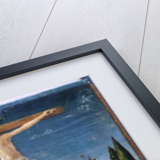 The Crucifixion with Mary, John, Mary Magdalene and a benefactor, c.1480 by Lorenzo Costa