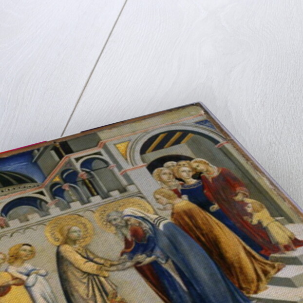 Mary's Homecoming from the Temple, c.1448/51 by Sano di also Ansano di Pietro di Mencio Pietro