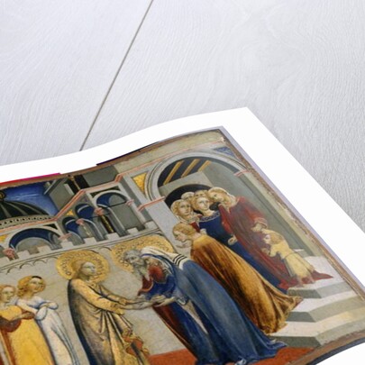 Mary's Homecoming from the Temple, c.1448/51 by Sano di also Ansano di Pietro di Mencio Pietro