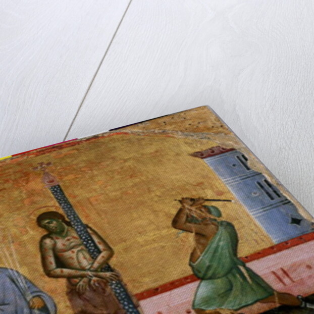 The Flagellation of Christ by Guido da Siena
