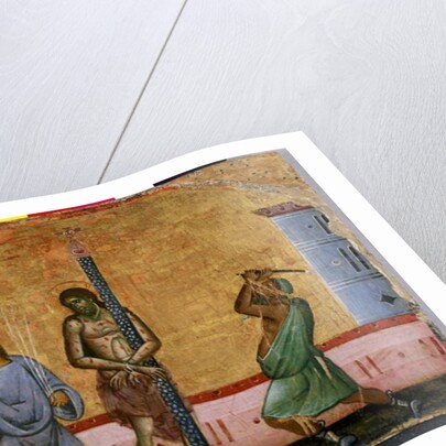The Flagellation of Christ by Guido da Siena