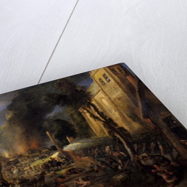 Spanish Conquest of a Flemish Village by Peeter Snayers