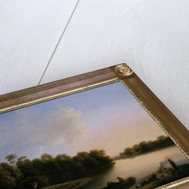 River Landscape by Otto Wagner