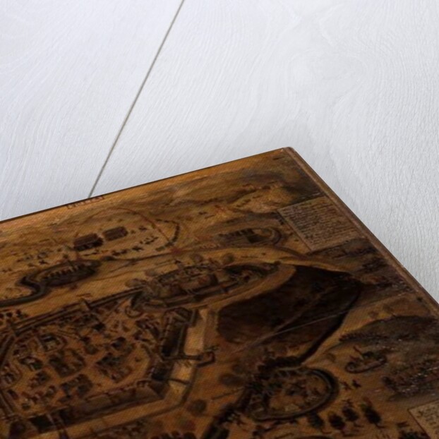 Gotha during the siege of Grimmenstein, 1567 by German School