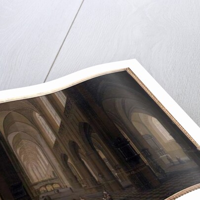 Interior of a Gothic Church, 1751-1800 by Pierre Joseph Lafontaine