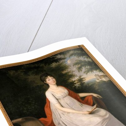 Women sitting on a bench, 1800 by School German