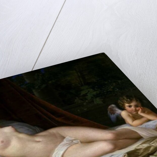 Recumbant Venus with Cupid, 1839 by Emil Jacobs