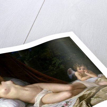 Recumbant Venus with Cupid, 1839 by Emil Jacobs