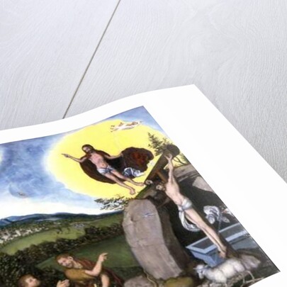 Perdition and Salvation 1529 by Lucas the Elder Cranach