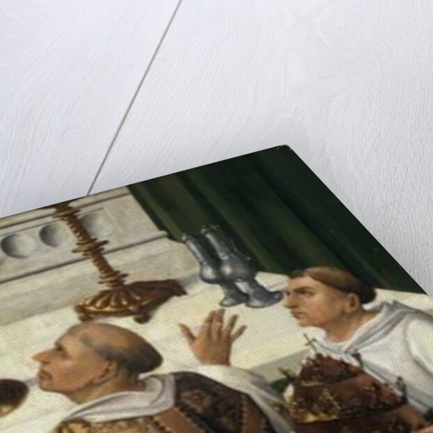 Detail of the Mass of St. Gregory, from an altarpiece of the Resurrection by German School