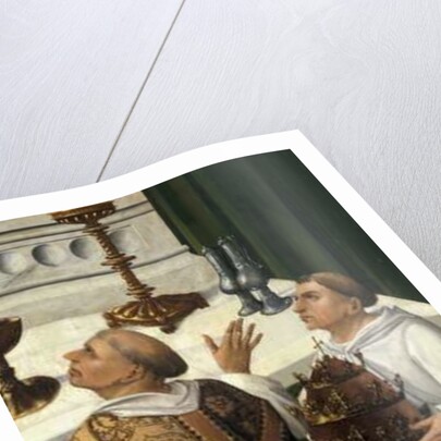 Detail of the Mass of St. Gregory, from an altarpiece of the Resurrection by German School