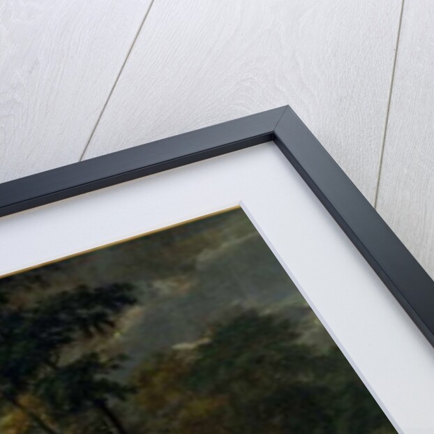 Rider in a Landscape with a Town by School German