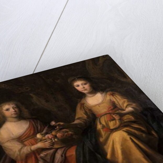 Maria Magdalena and Charlotta Elisabetha, Princesses of Nassau by Willem van Honthorst