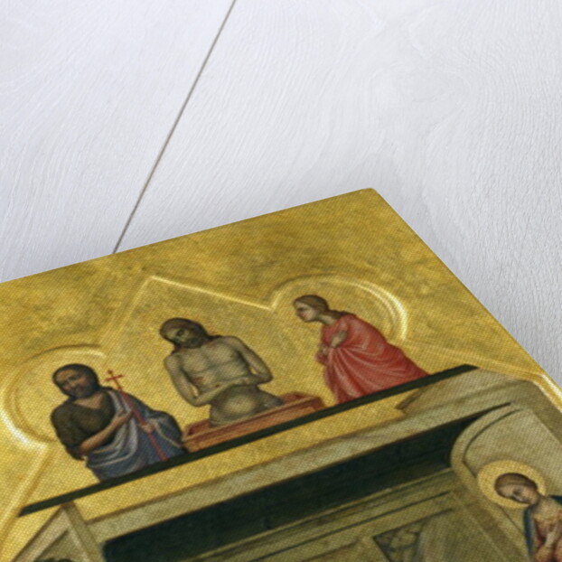 The Annunciation and Christ suffering, c.1351-75 by Allegretto Nuzi