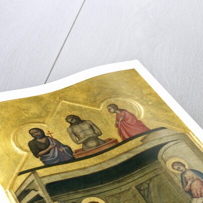 The Annunciation and Christ suffering, c.1351-75 by Allegretto Nuzi