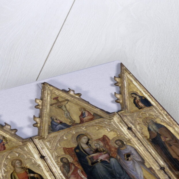 Triptych with Madonna and Child, c.1400 by Andrea di Bartolo